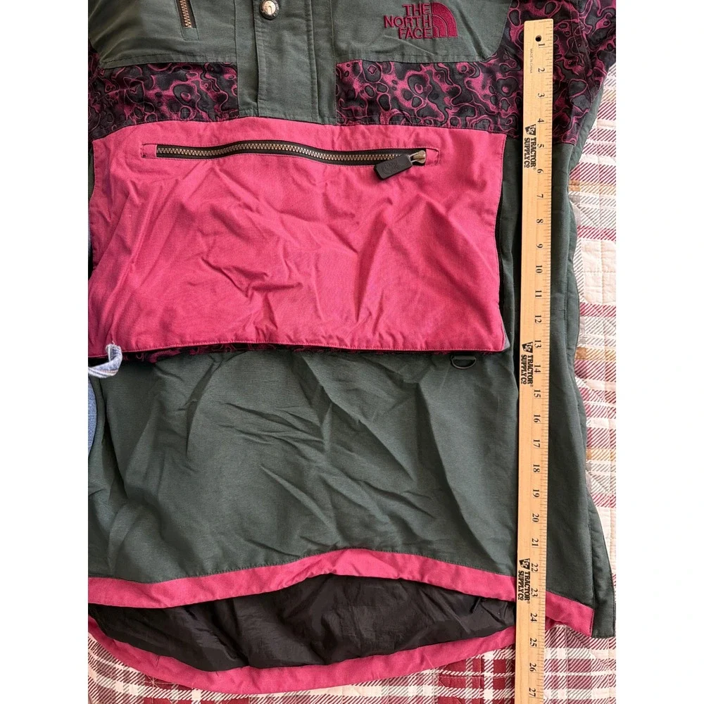 The North Face Rage Vintage 90s Anorak Jacket Rare Color Block Unisex Parka